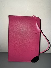 Original Amazon Kindle Lighted Leather Cover Case Pink