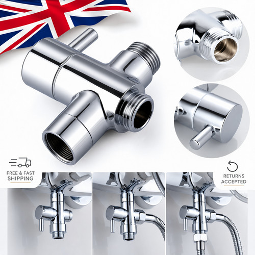 Shower diverter valve way - valve,