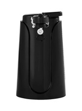 Black Electric Can Opener & Tin Bottle Opener With Knife Sharpener 3 in 1 - UK