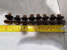 Eight Victorian Wooden Knobs