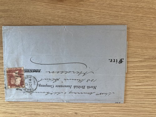 Victoria 1876 cover - gb,
