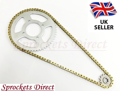 Gold ring chain and sprocket - chain,