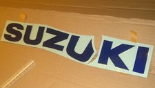 Large Dark Metallic Blue New Genuine SUZUKI Fairing Cowl Panel Emblem Decal 