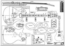 Luthier drawing / blueprint -