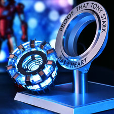 Proof That Tony Stark Has a Heart 1:1 Arc Reactor LED Light Mark I + IICosplay