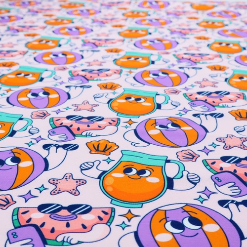 Summer motif upholstery - summer, fabric