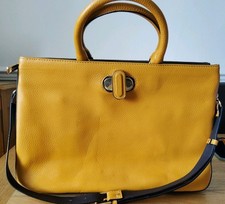 Da Milano Mustard Handbag Shoulder Bag