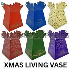 Xmas Living Vase Bouquet Flower Boxes Florist Box Flower Plant Aqua Boxes Sweet