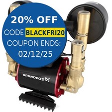 Grundfos Watermill Amazon STN - 3.0 Bar Twin Impeller Negative Head Shower Pump