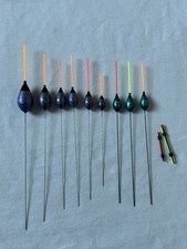 Drennan Quad Tipo Match Silver Fish Pole Fishing Floats Wire And Carbon Stems x8