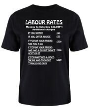 Labour rates  T shirt  S -XXXL