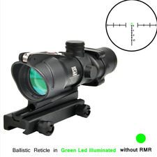 4x32mm ACOG Red/Green True Fiber Optics Scope Chevron Reticle with RMR