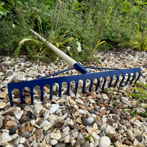 Heavy duty garden - rake, steel