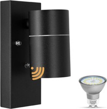 Dawn to Dusk Outside Wall Lights Mains Powered IP44 Black Outdoor RRP £39.99