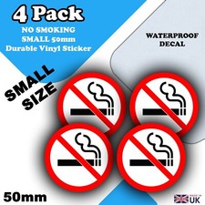 4 Pack - No Smoking Car