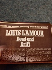 Di42 Ephemera 1980 Short Story Louis L'amour Dead End Drift