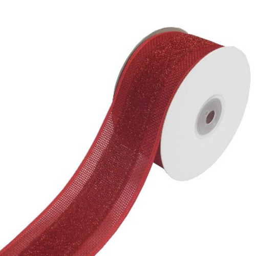 Red burlap hessian glitter - burlap,