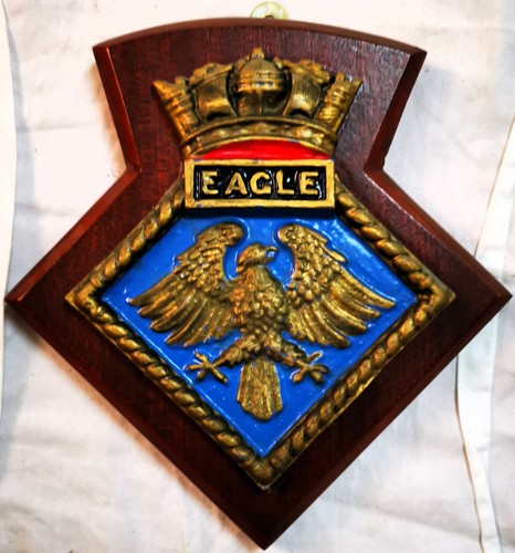 Hms eagle ship - hms, crest