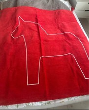 Ikea Red Rug Horse