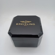 Breitling Used Watch Box Great Condition in Black & Cream  Design