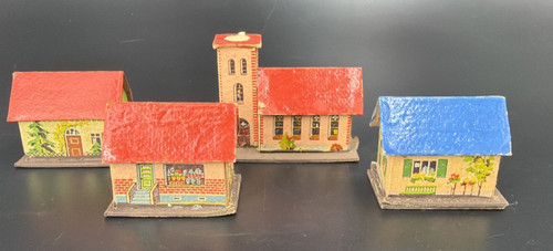 German putz houses church - german,