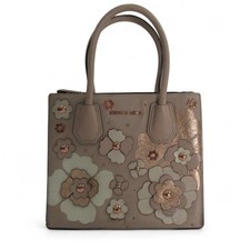 Michael Kors Floral Bag Authentic Small Leather Womenswear Top Handle - Preloved