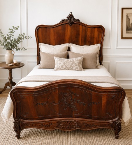 Vintage french style carved - style,