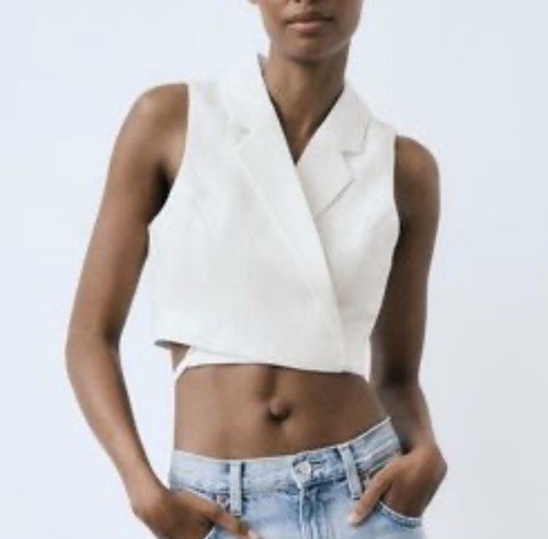 Zara linen blend - cropped, wrap