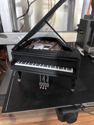 Piano music box printed - piano,