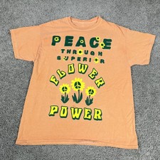 Peace Flower Power Shirt Mens
