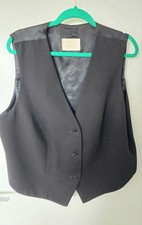 Black Smart Waistcoat With