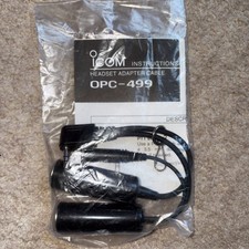 NEW ICOM OPC-499 Headset