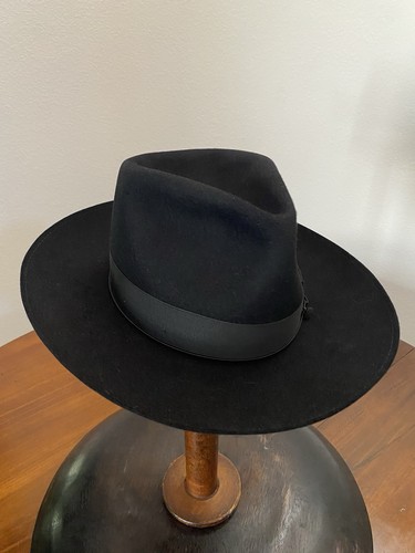 Borsalino angelo black fur - 34,