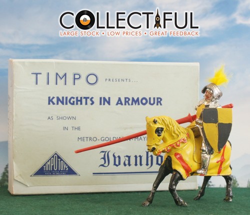 Timpo lead figure knights in - timpo,