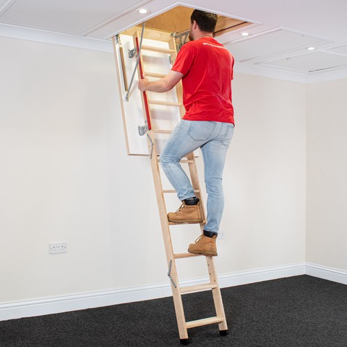 Wooden loft ladder ladders - ladder,
