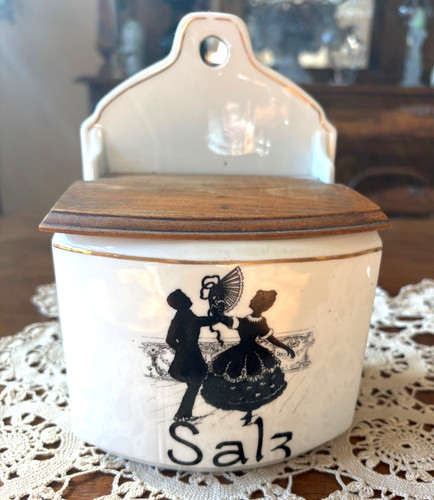 Vintage salt wall mounted - wall,