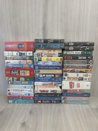 X43 vhs video - tape, bundle