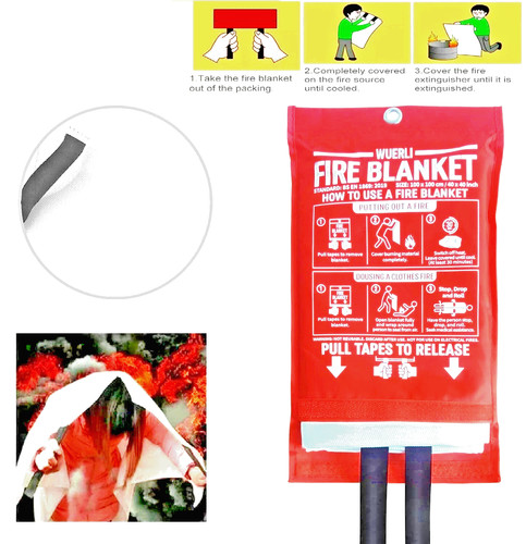 Large fire safety blanket - fire,