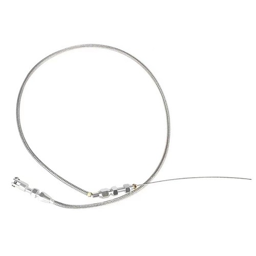 36in braided throttle cable - braided,