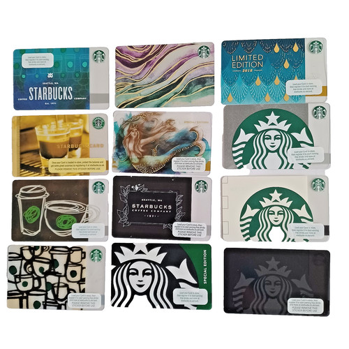 Lot starbucks cards - 12,