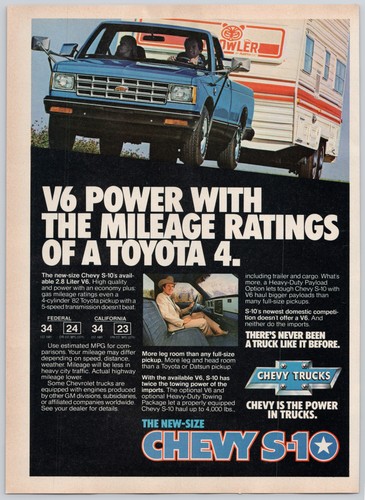 Chevy trucks power - chevy, s-10