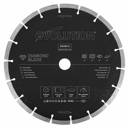 Evolution 255mm diamond disc - evolution,