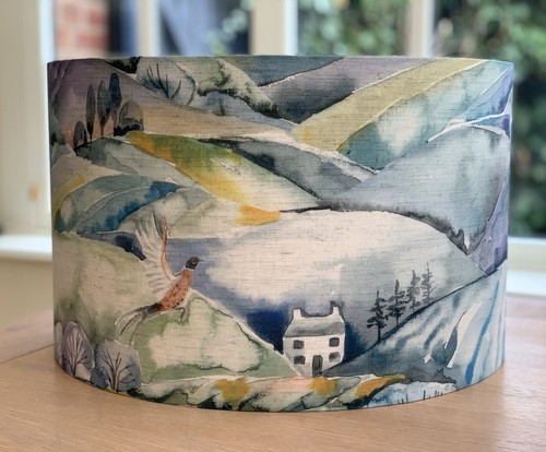 Scenic lamp shade - shade, voyage