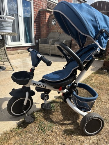 Homcom baby tricycle 7in1 - tricycle,
