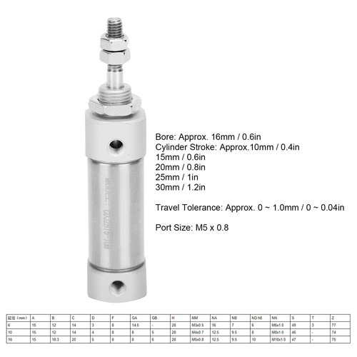 Pneumatic air cylinder high - air,