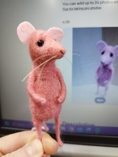 Ooak handmade pink - ooak, needle