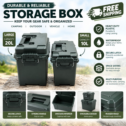Plastic storage case - plastic,