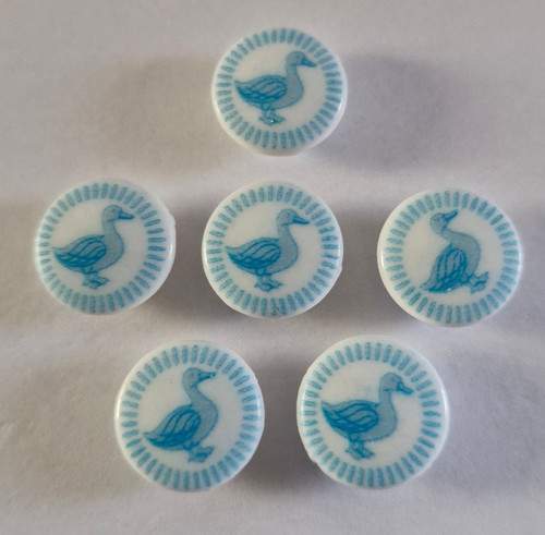 Baby buttons ducks 14mm - buttons,