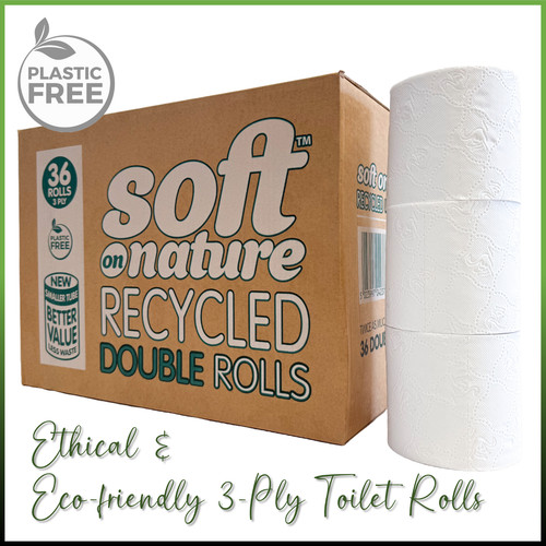 Double toilet rolls 3ply - 36,