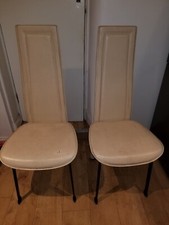 Pair ivory high back - ivory,